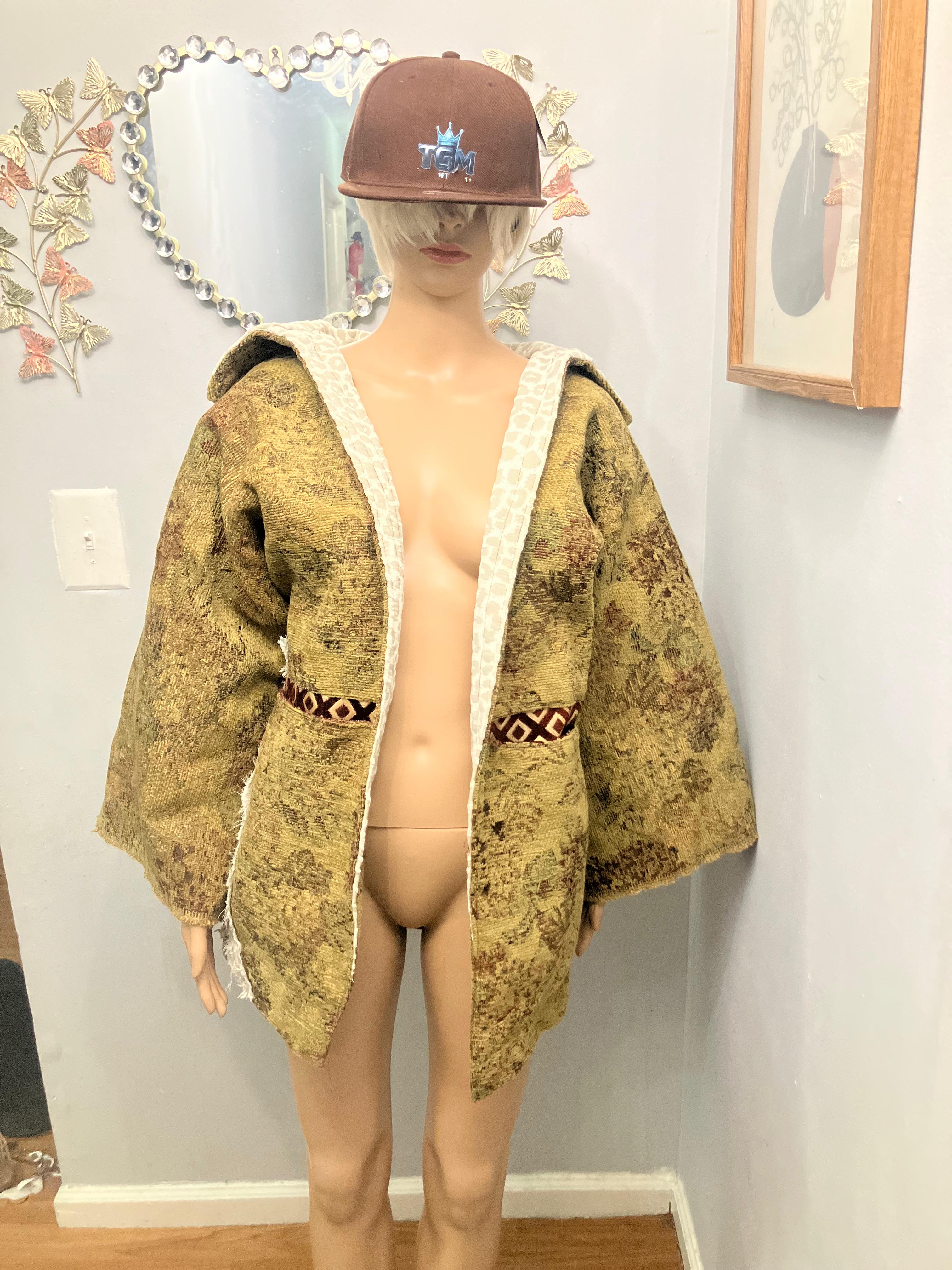 One-of-One Vintage Tapestry Hooded Jacket