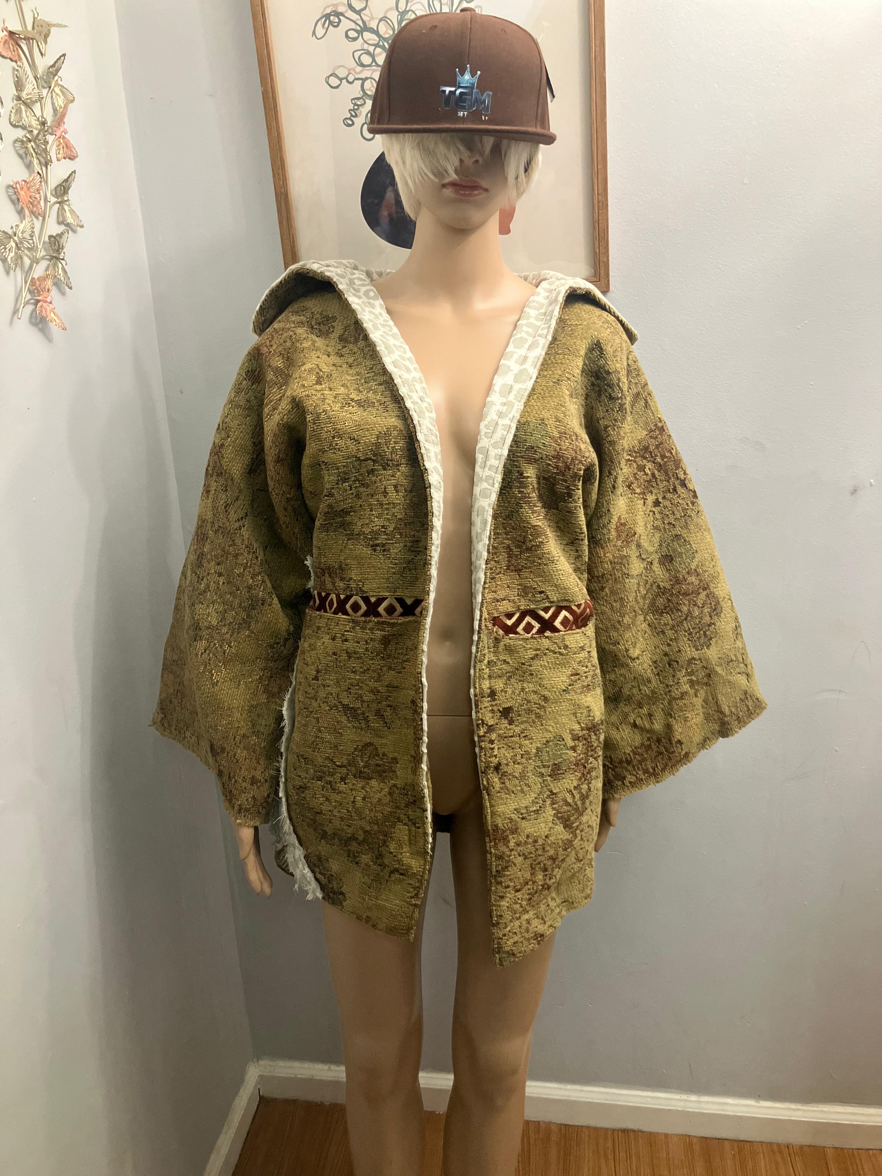 One-of-One Vintage Tapestry Hooded Jacket